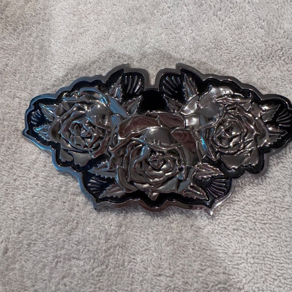 Triple Rose Belt Buckle